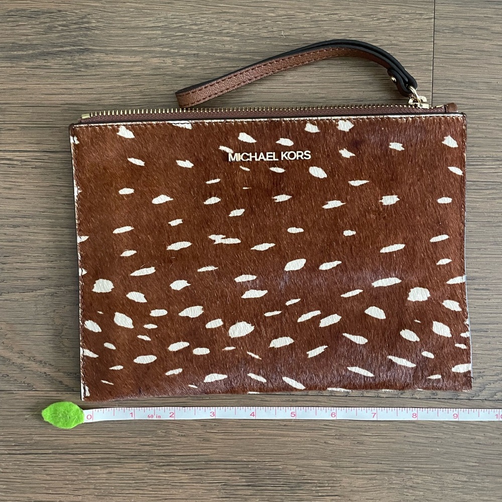 Michael Kors Faux Hair Clutch